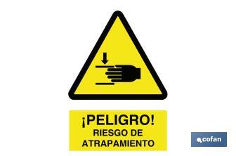 ¡Peligro! riesgo de atrapamiento - Cofan