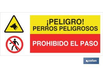 Combinada peligro/prohibición - Cofan