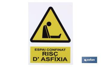 Espai confinat risc d'axfixia - Cofan