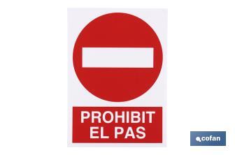 Prohibit el pas - Cofan