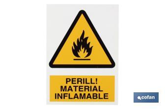 Perill material inflamable - Cofan