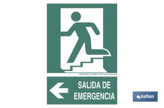 Salida de Emergencia Texto - Cofan