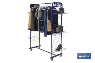 PRÉSENTOIR VÊTEMENTS, CHAUSSURES ET GANTS - Cofan