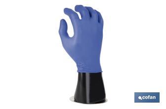 Glove display hand | Mannequin right hand with magnetic base | Black polypropylene - Cofan