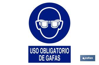 Uso obligatorio de gafas - Cofan