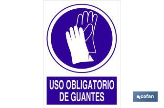 Uso obligatorio de guantes - Cofan