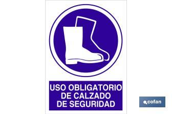 Uso obligatorio de calzado de seguridad - Cofan