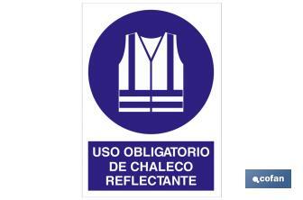 Uso obligatorio de chaleco reflectante - Cofan