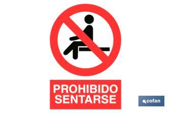 Prohibido sentarse - Cofan