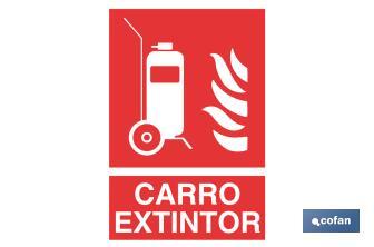 Carro Extintor Pictograma + Texto - Cofan
