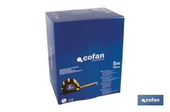 Expositor para flexómetros magnéticos de Cofan | Incluyen los flexómetros | Varias medidas y capacidades - Cofan