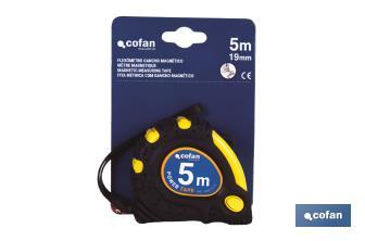 Expositor para flexómetros magnéticos de Cofan | Incluyen los flexómetros | Varias medidas y capacidades - Cofan