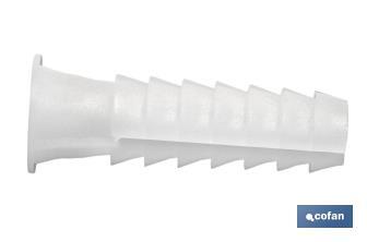 White plastic plugs - Cofan