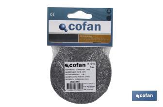 Blister fita persiana 14mm x 5m (cinzento) - Cofan