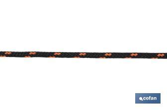 "Hippie" cord Black/Orange - Cofan