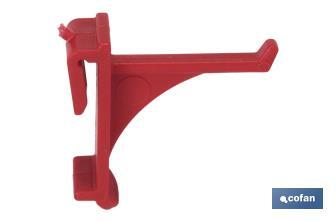 Set de 12 accesorios para panel de herramientas de PP| Fabricado en polipropileno resistente - Cofan