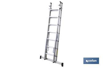 Aluminium ladder 2 steps EN 131 - Cofan