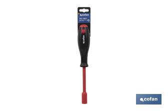 Destornillador 1000 V Aislado | Con punta de vaso hexagonal | SW 4 - 13 mm - Cofan