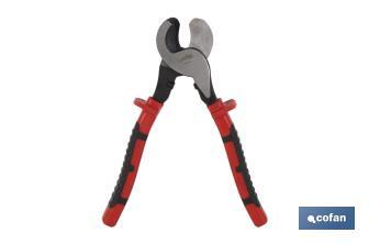 Cisailles à fils de fer en aluminium et cuivre | Pour des épaisseurs de 3 à 22 mm | Longueur : 220 mm - Cofan