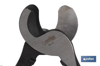 Cisailles à fils de fer en aluminium et cuivre | Pour des épaisseurs de 3 à 22 mm | Longueur : 220 mm - Cofan