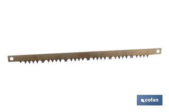 Universal saw blade for special hacksaw | Suitable for green wood | Available in various sizes - Cofan