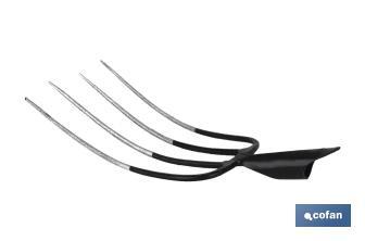 Digging fork forged in special steel | Handle not included | Available in 6 tines - Cofan