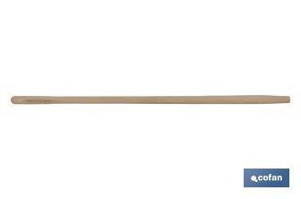 Manico di legno per forca | Manico leggero e confortevole al tatto | Dimensioni: 1200 mm di lunghezza - Cofan