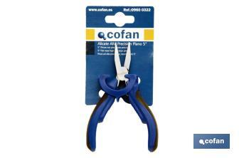 Alicate mini boca plana 5" - Cofan