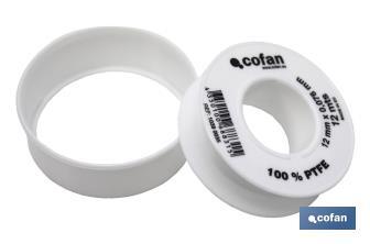 PTFE-Rolle 12mm x 0,076mm - Cofan