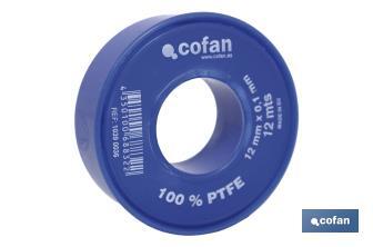 PTFE-Rolle 12mm x 0,10mm - Cofan