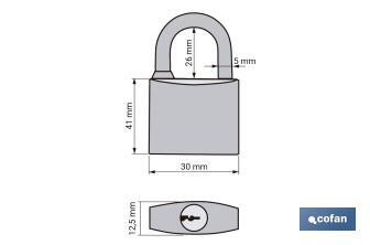 Candado de combinación con 3 dígitos | Seguridad para uso diario - Cofan