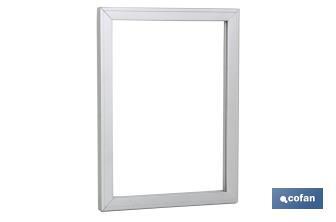 Aluminium signs frame. The design of the sing may vary, but in no case will its meaning be changed. - Cofan
