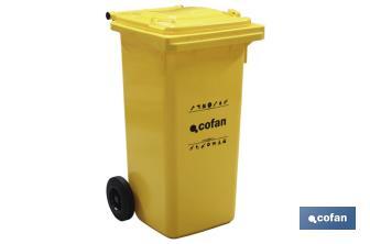 Conteneurs pour Poubelle | Capacité de 120 litres | Transport Facile - Cofan