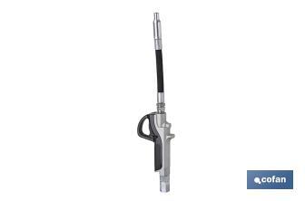 Straight oil control gun | Flexible Hose | Straight non-drip nozzle | High accuracy gun - Cofan