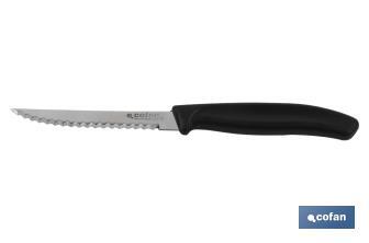 Pack de 6 unités de couteau micro-dentelés | Lame de 10,5 cm | Résistance et durabilité - Cofan