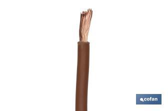 Electric Cable Roll of 100m | H07V-K | Cable cross section of various sizes | Several colours - Cofan