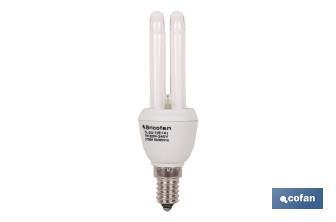 Energy saving lamp 2U 7W/E14 - Cofan