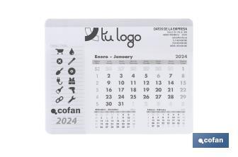 Alfombrilla Calendario - Cofan