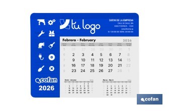 Alfombrilla Calendario - Cofan
