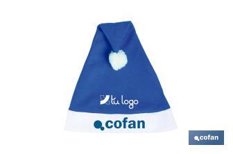 GORRO AZUL DE PAPÁ NOEL - Cofan