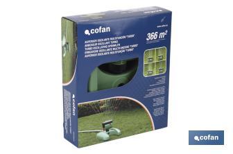 Multifunctional oscillating sprinkler | 16 nozzles | Suitable for garden | Adjustable coverage - Cofan