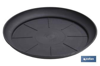 Anthracite Flower Pot Tray, Altea Model - Cofan