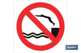 Prohibido lanzarse al agua - Cofan