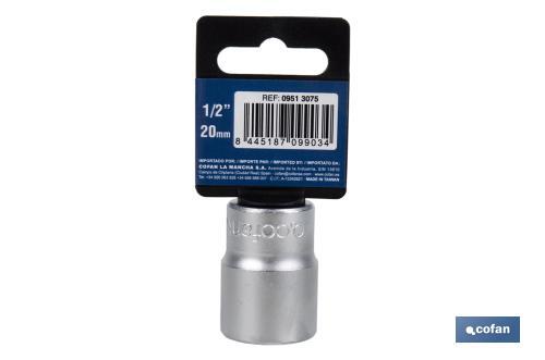 Cofan Clé à Cliquet Métrique 1/2" | 24 Pans | Dimensions De 8 Jusqu'à 32 Mm