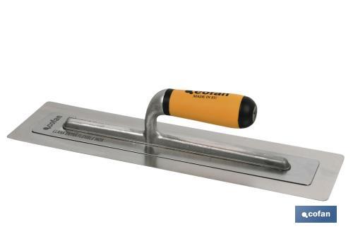 Inox trowel clearance