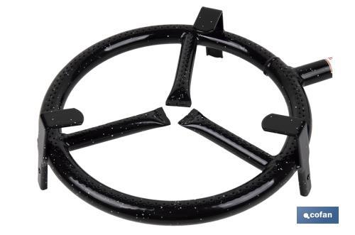 Réchaud à Gaz 3 Brûleurs SUINGA Pour Poêle à Paella - Dimensions 20-40-60 Cm, Compatible Butane/propane, Poêle 28-80 Cm