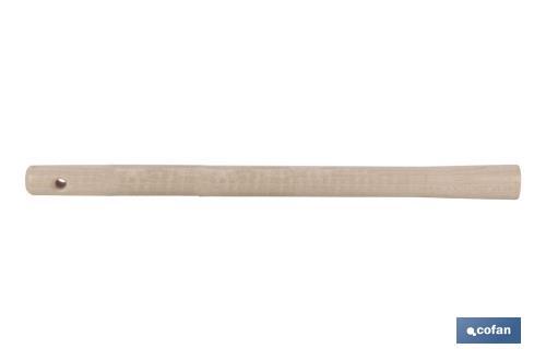 Cofan Manche En Bois 120cm Pour Houe Et Binette - Diamètre 33mm, Léger, Verni, Ergonomique Pour Jardinage