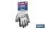 100% polyester gloves | Impregnated glove for added safety | Flexible gloves | Comfort and protection | Seamless gloves - Cofan
