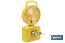 Barricade warning light for signalling construction sites | Darkness sensor included | Yellow - Cofan
