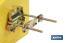 Barricade warning light for signalling construction sites | Darkness sensor included | Yellow - Cofan